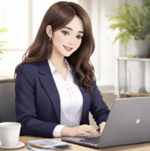 일하는 여성이미지