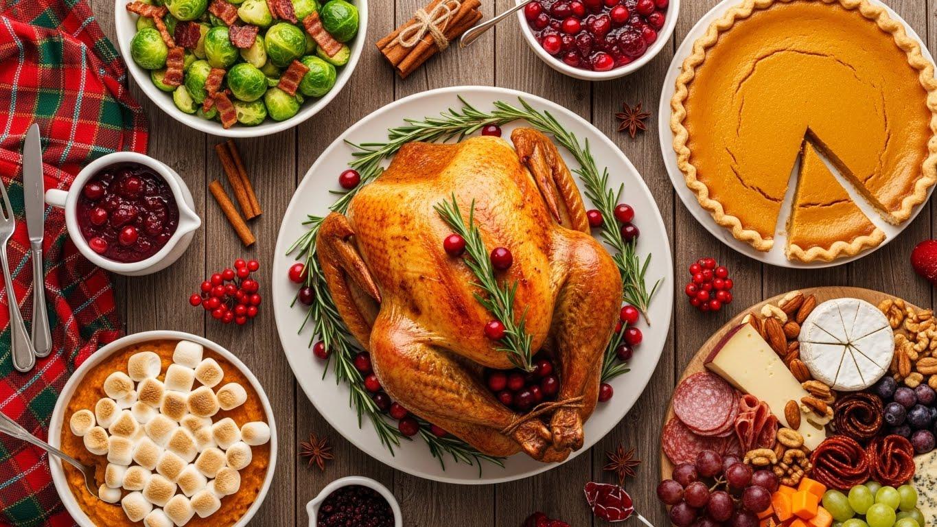 연말 파티 음식