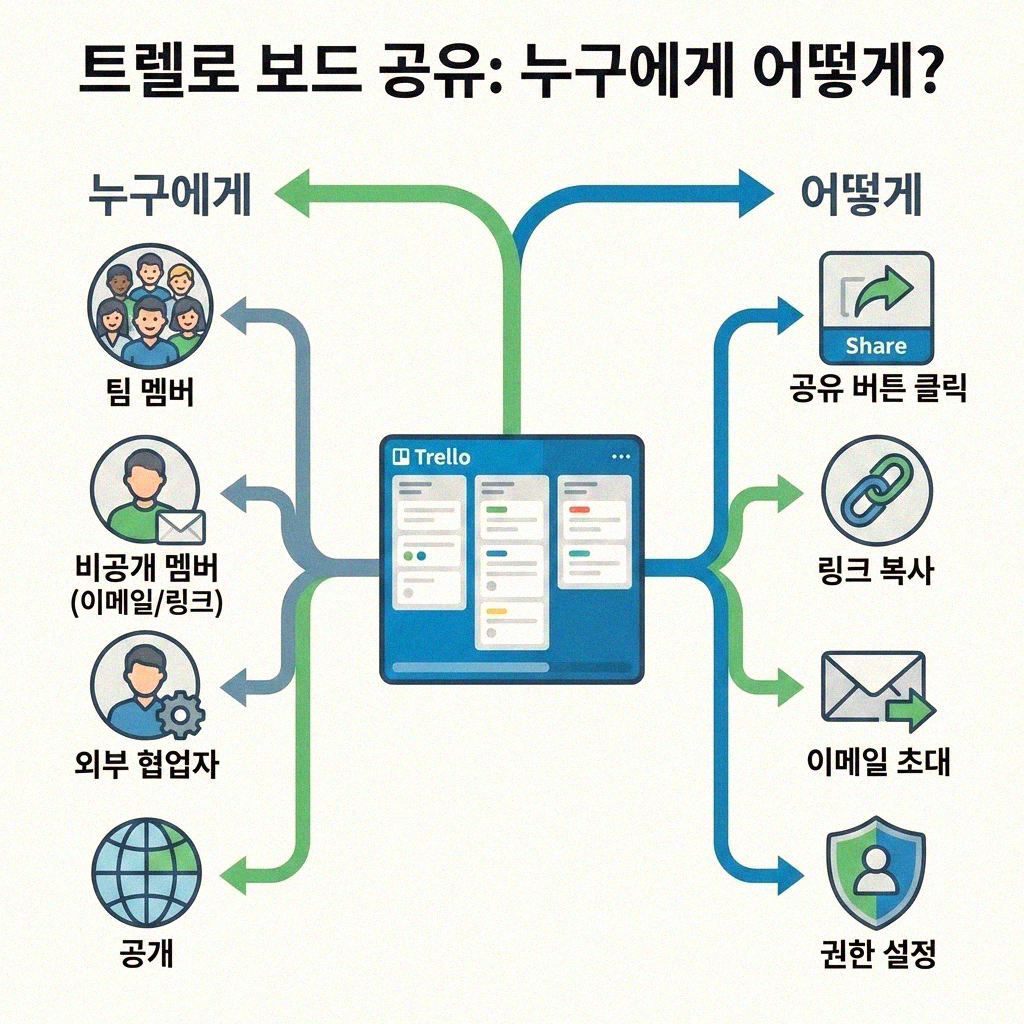 트렐로 보드 공유 깔끔하게 해제하는 방법