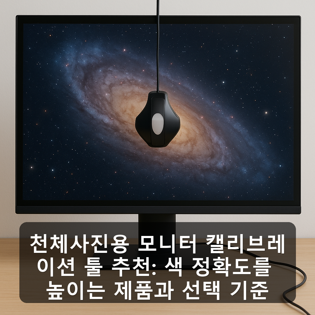 천체사진용 모니터 캘리브레이션 툴 추천: 색 정확도를 높이는 제품과 선택 기준