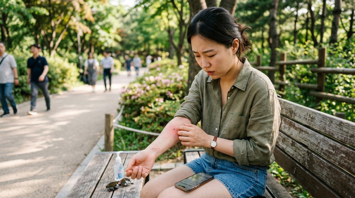 벌에 쏘였을 때
