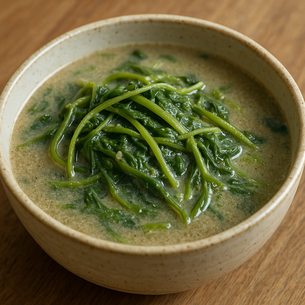 고구마순 들깨국