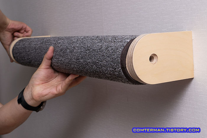 딱폴750 봉 설치