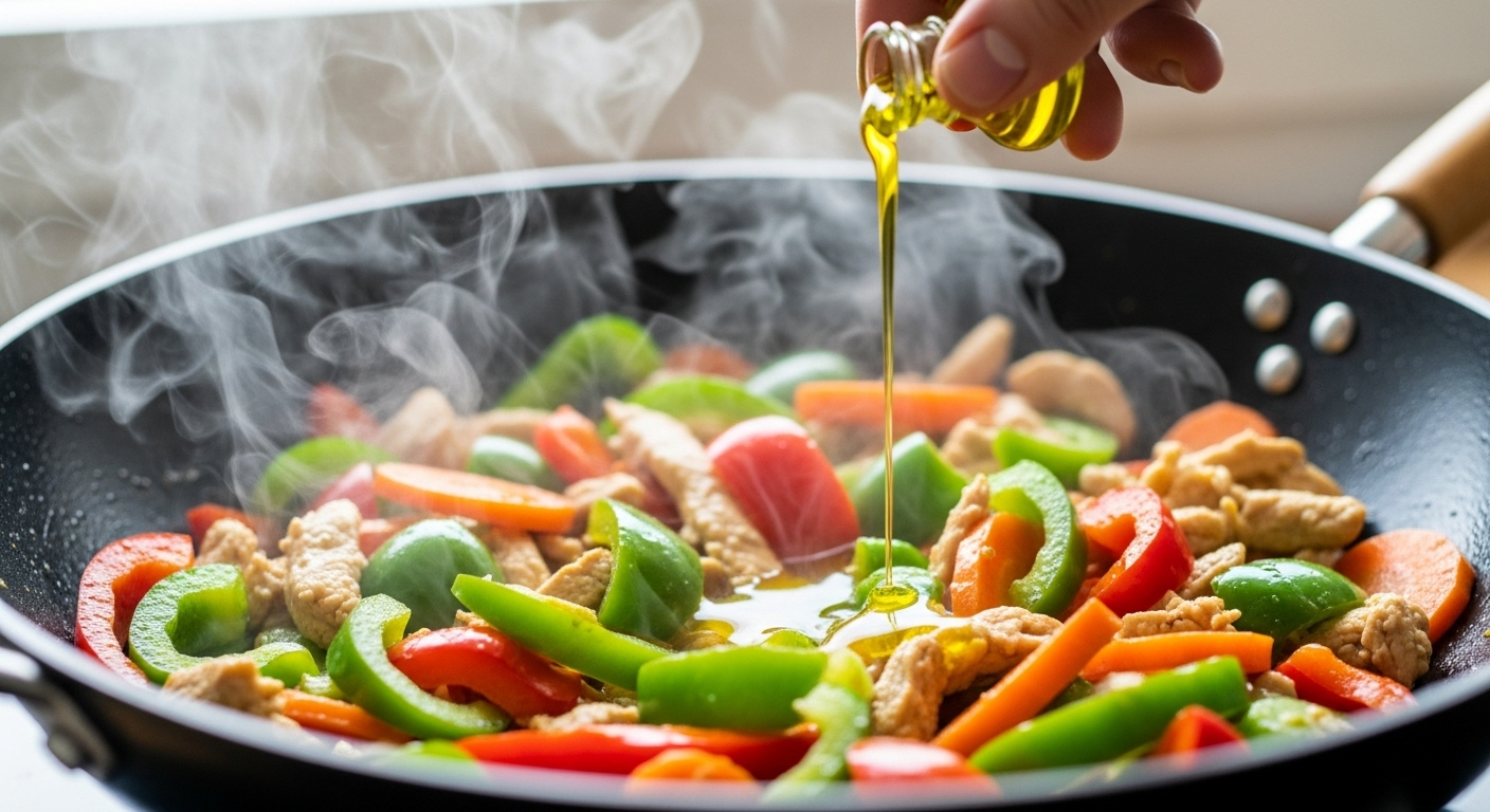 볶음: 풍미와 건강을 동시에 잡는 식용유