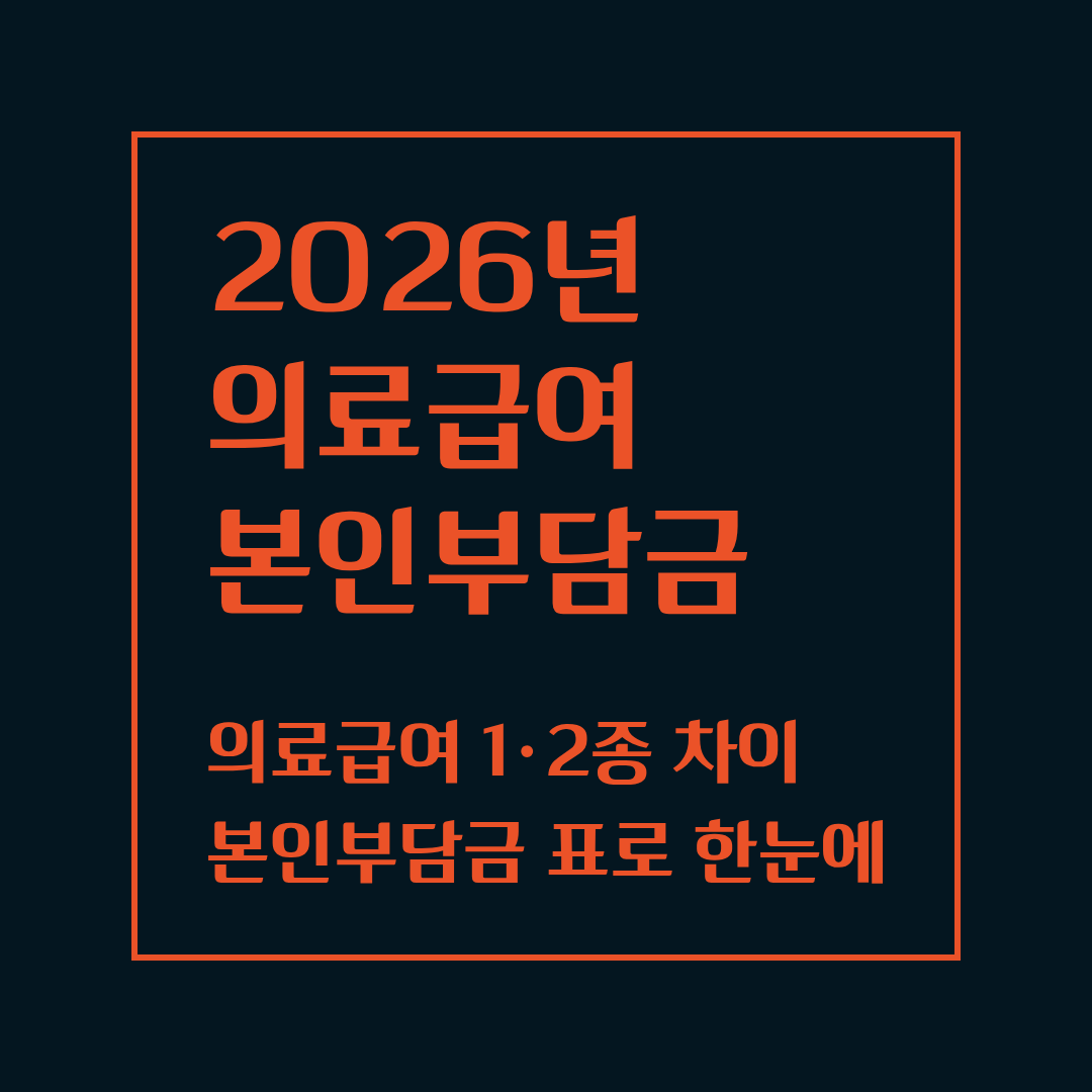 의료급여 본인부담금