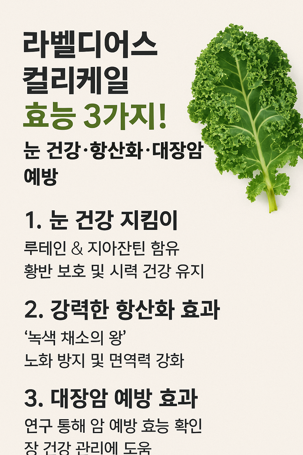 라벨디어스 컬리케일효능