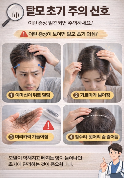 탈모 초기증상 ! 완벽정리!
