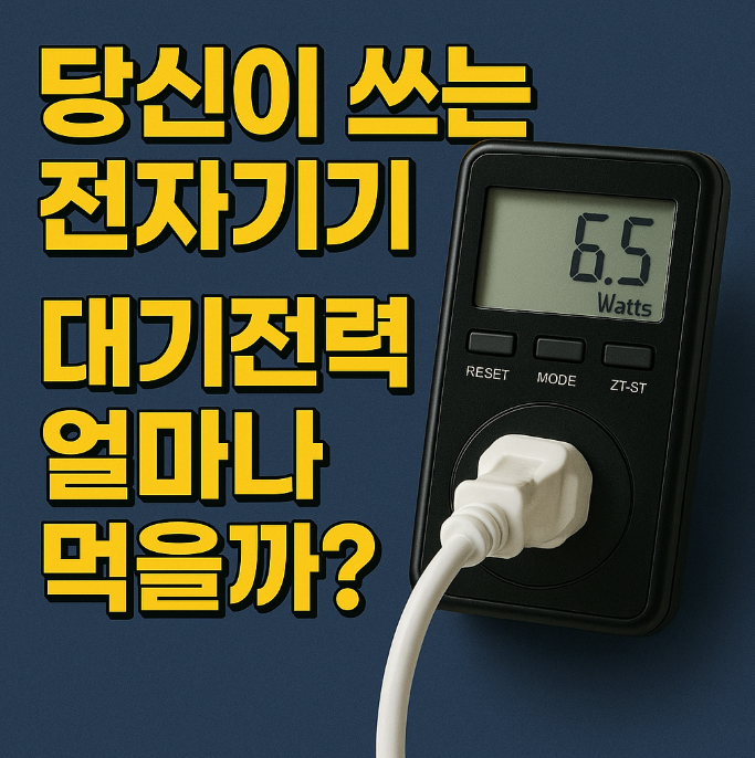 당신이 쓰는 전자기기, 대기전력 얼마나 먹을까?