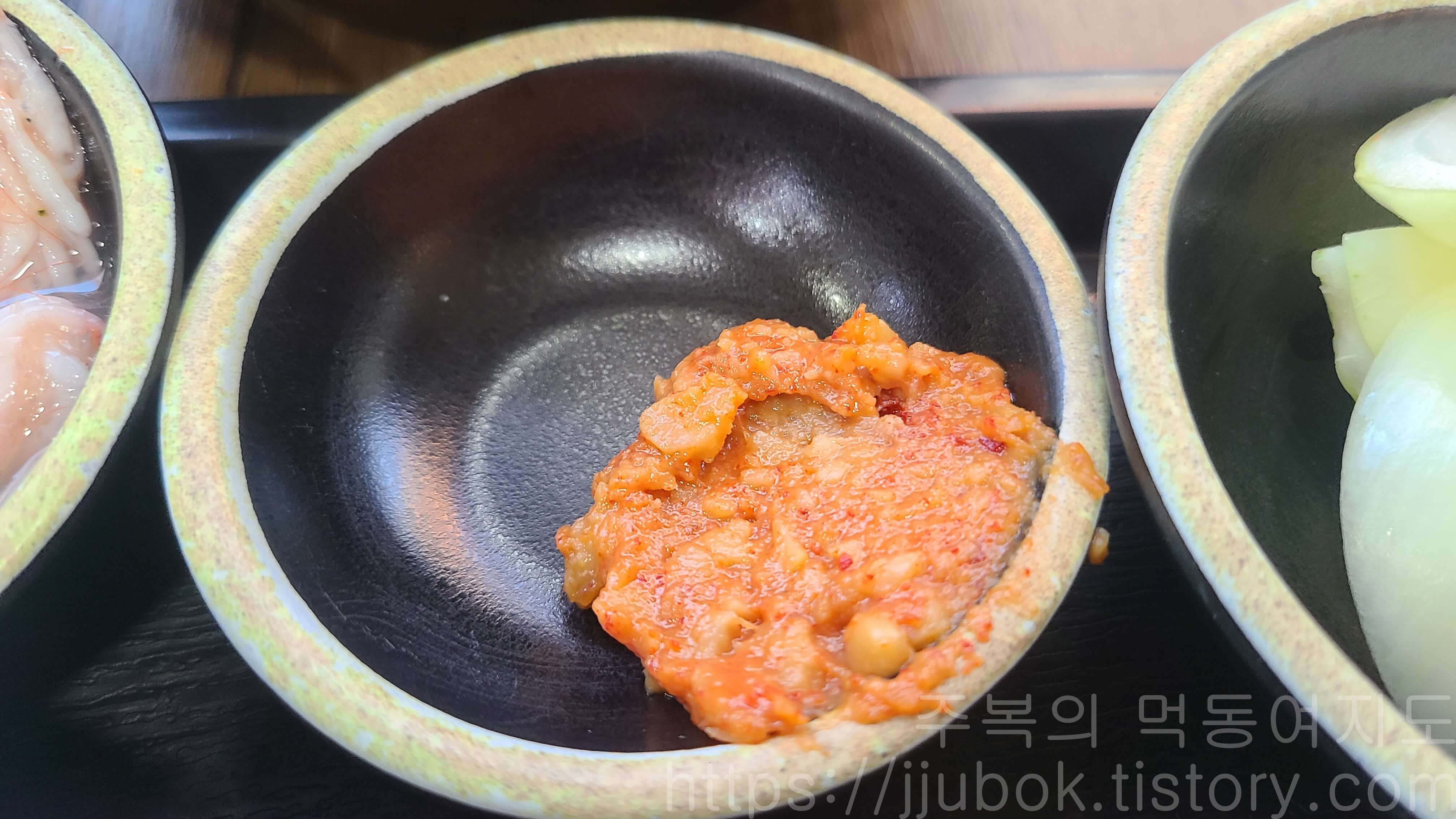 신포순대-밑반찬-쌈장