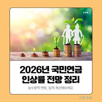 2026 국민연금 인상률