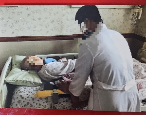 암환자 의료 지원 장면