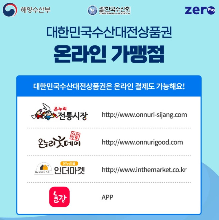 대한민국 수산대전 상품권