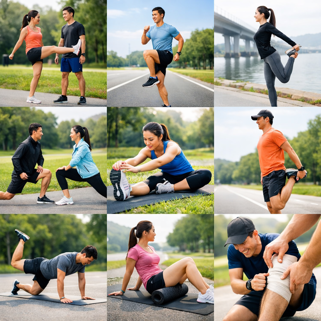 러너 스트레칭 완벽 가이드