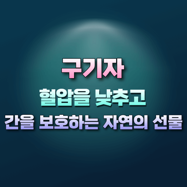 구기자의효능