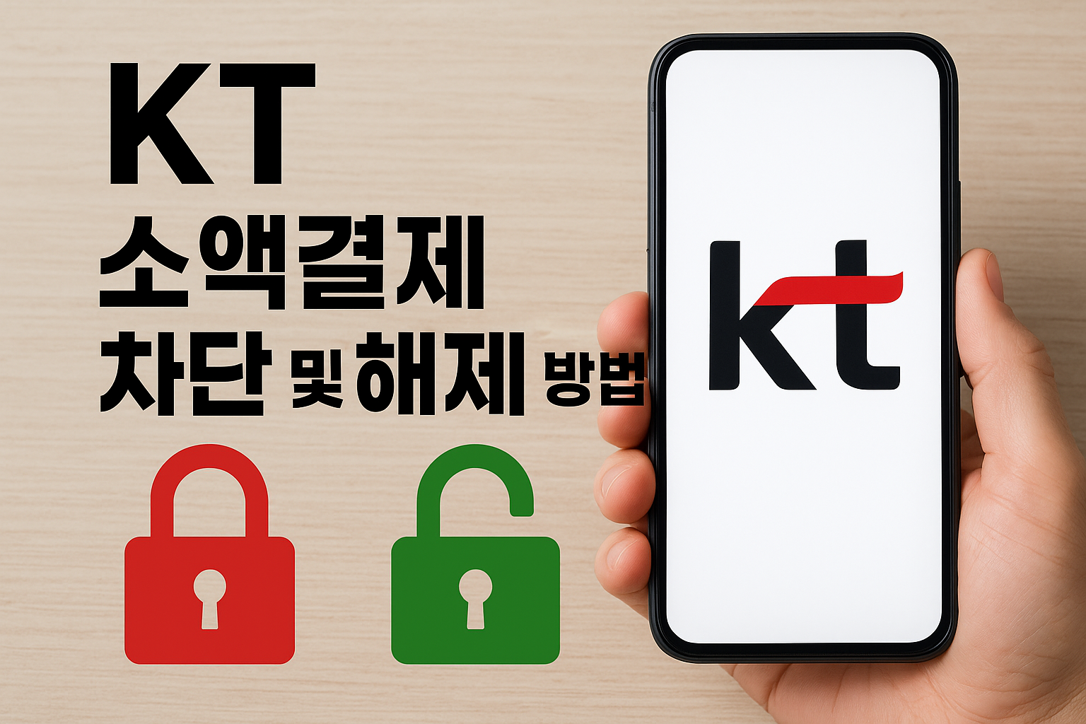 kt 소액결제 차단 방법, kt 소액결제 해제 방법.