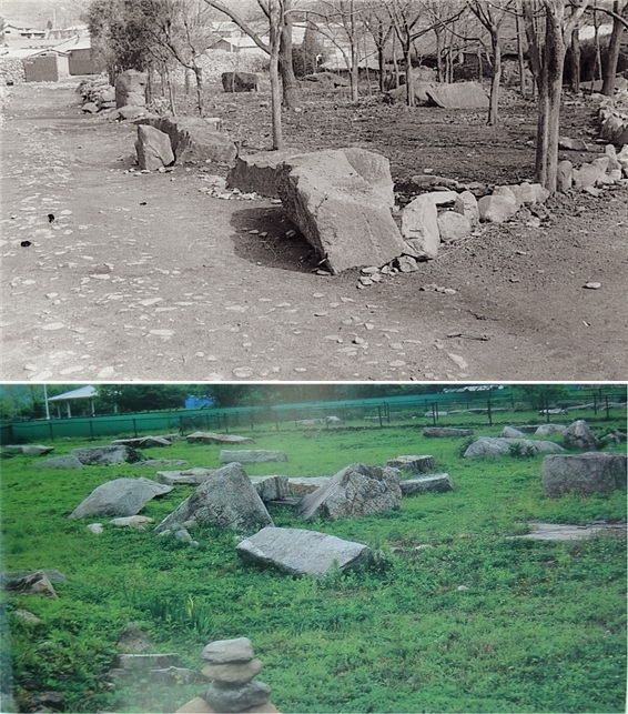 신도안 조선 도읍지 궁궐 공사 주추돌 출처 세종포스트