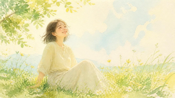 ENTP는 늘 즐거워 보입니다. 어디서든 대화를 이끌고, 새로운 아이디어를 쏟아내며, 어려운 상황에서도 웃음을 잃지 않는 사람처럼 보입니다에 관한 그림입니다
