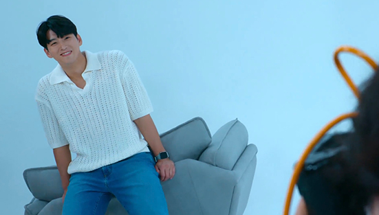 조융재 프로필 촬영 모습