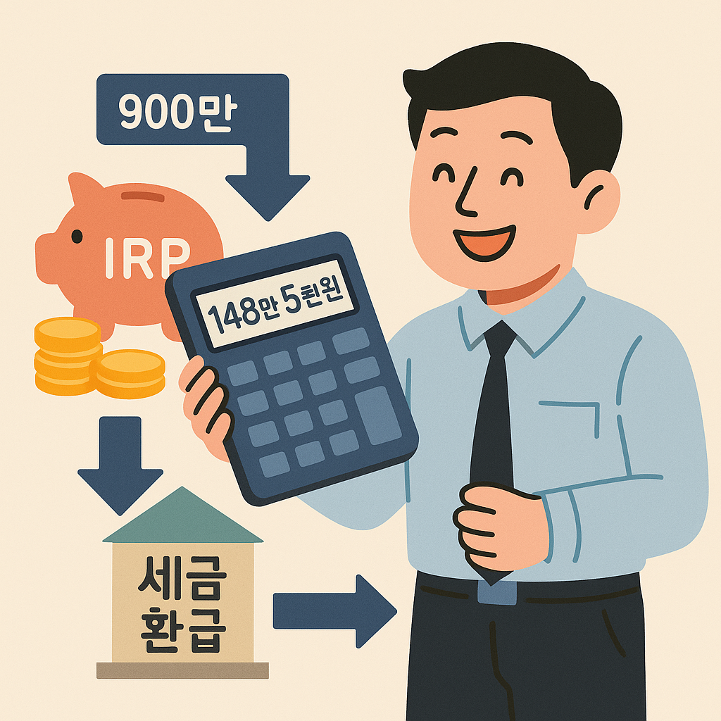 IRP 900만원 납입 세액공제 직장인 재테크