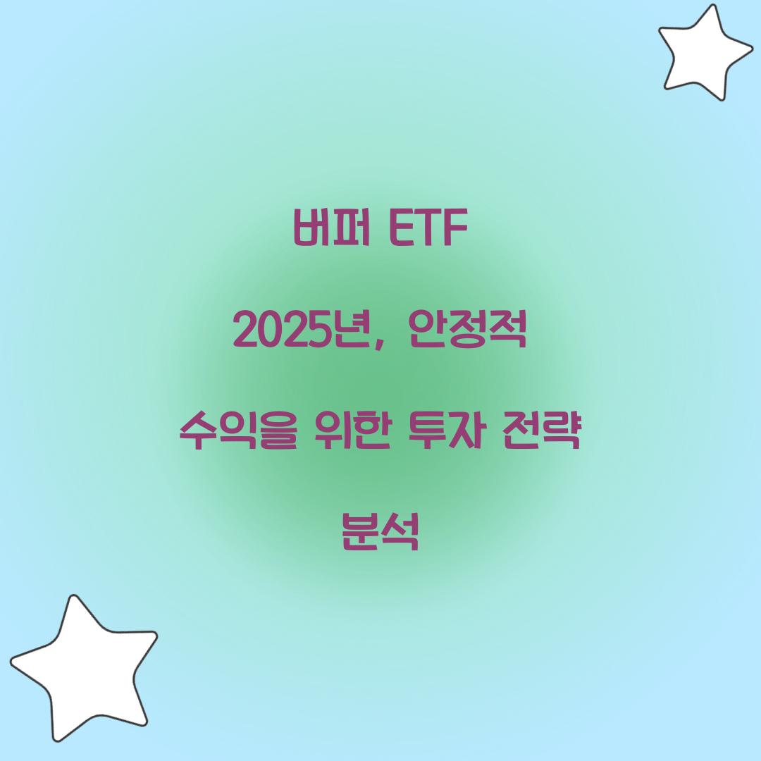 버퍼 ETF 2025년