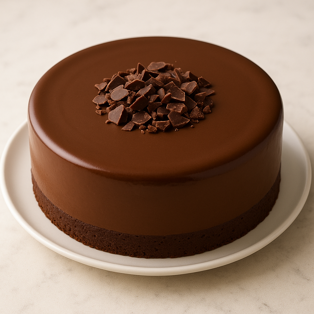 초코무스 케이크 사진