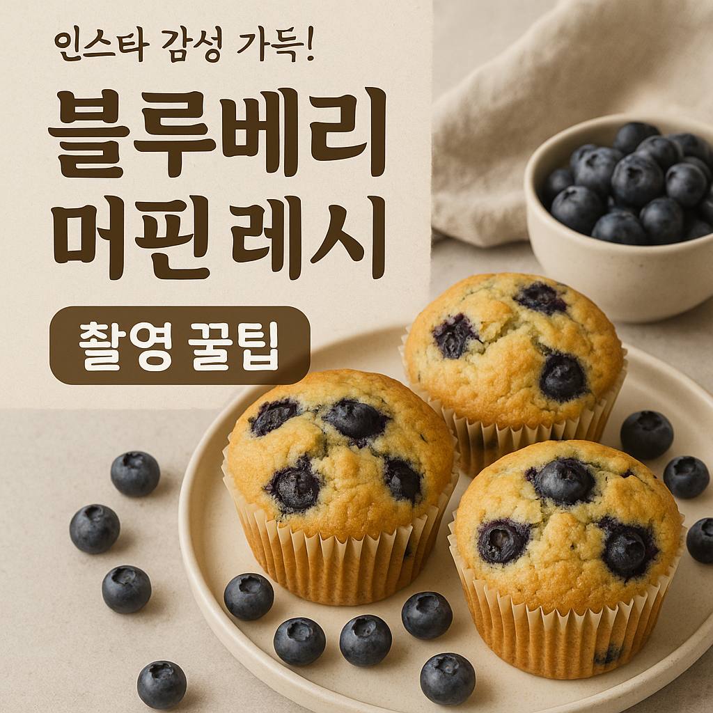블루베리 머핀 레시피