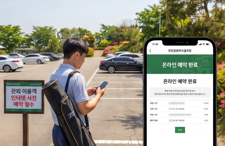 바다 조망과 조경이 아름다운 '한진공원파크골프장' 이용꿀팁 핵심정리 (위치, 코스, 주차, 이용시간, 요금, 예약방법 등)
