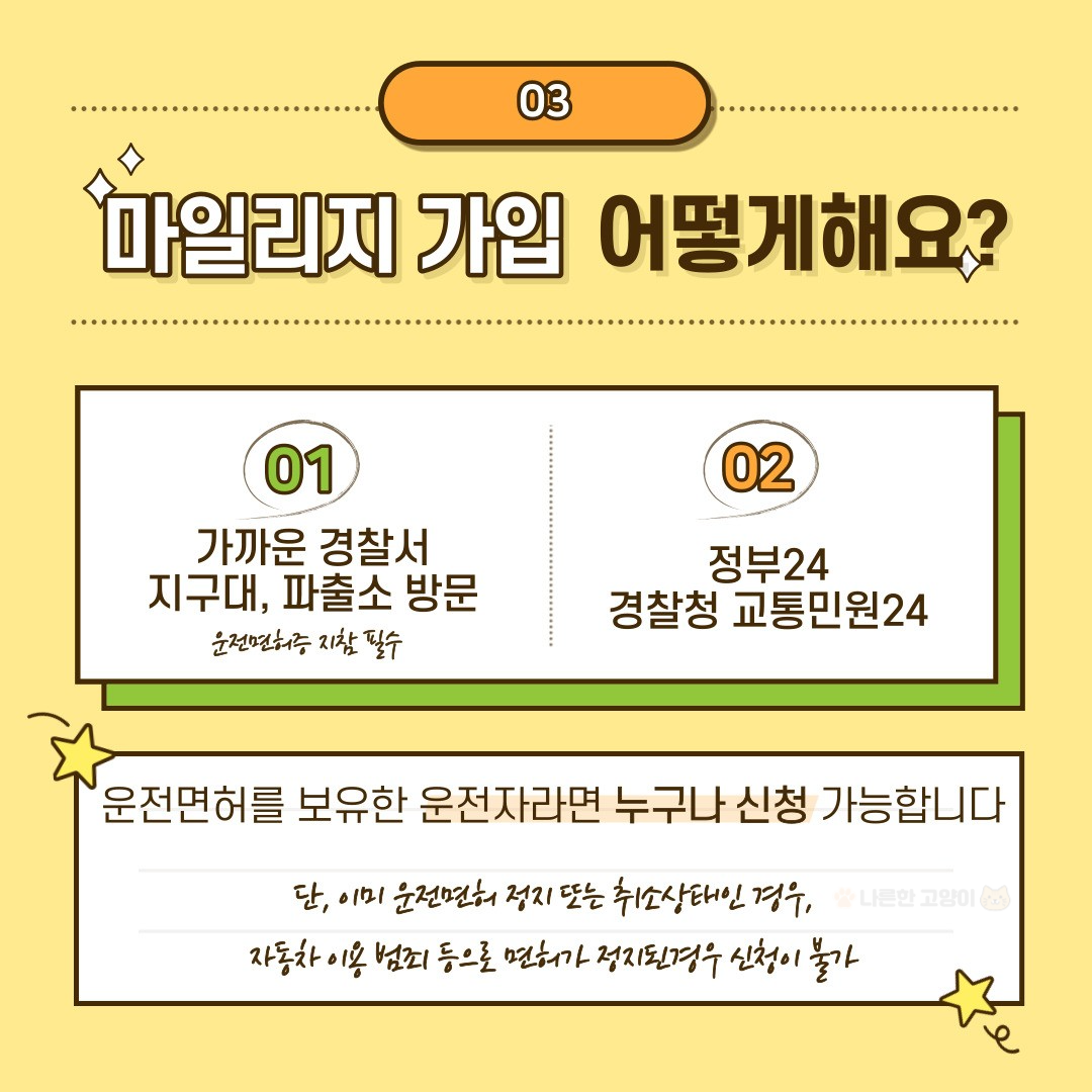 착한운전 마일리지