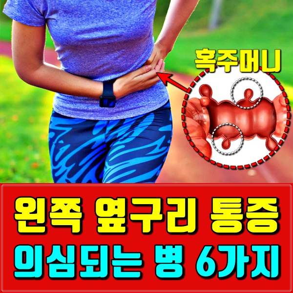 왼쪽 옆구리 통증 의심되는병, 건강 팁줌 매일꿀정보