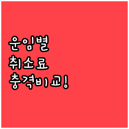 비엣젯 운임 조건별 취소 수수료 차이..