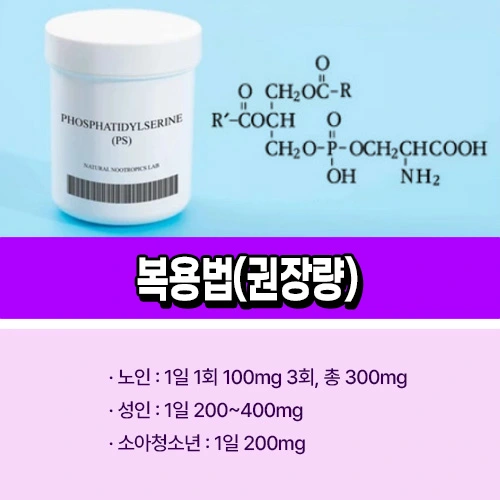 포스파티딜세린 권장량