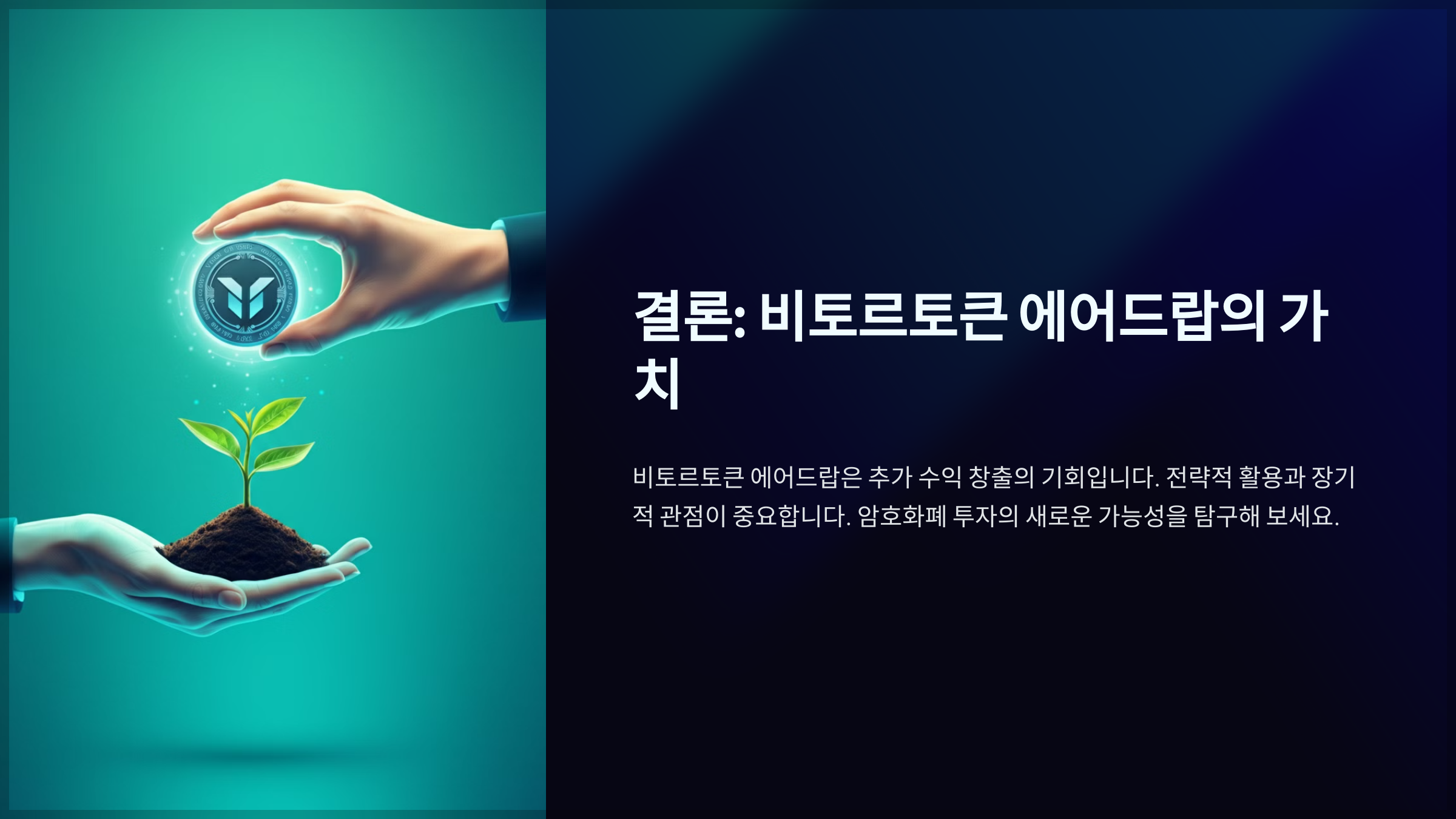결론: 비토르토큰 에어드랍의 가치