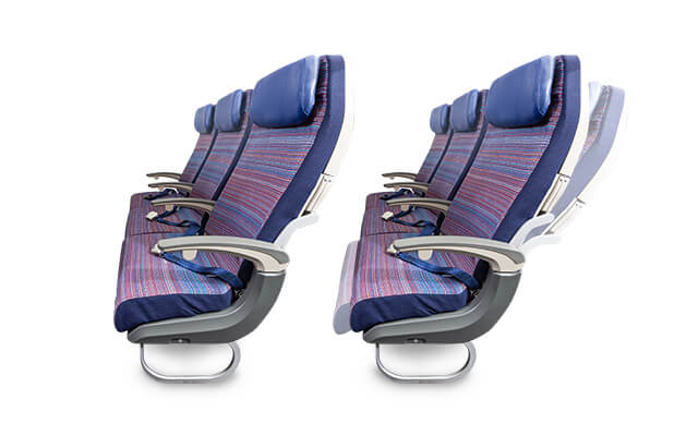 대한항공 보잉 B787 기본정보, 좌석배치도, 좌석 간격