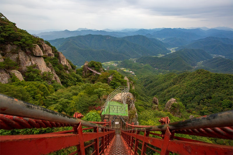 대둔산 등산코스 지도