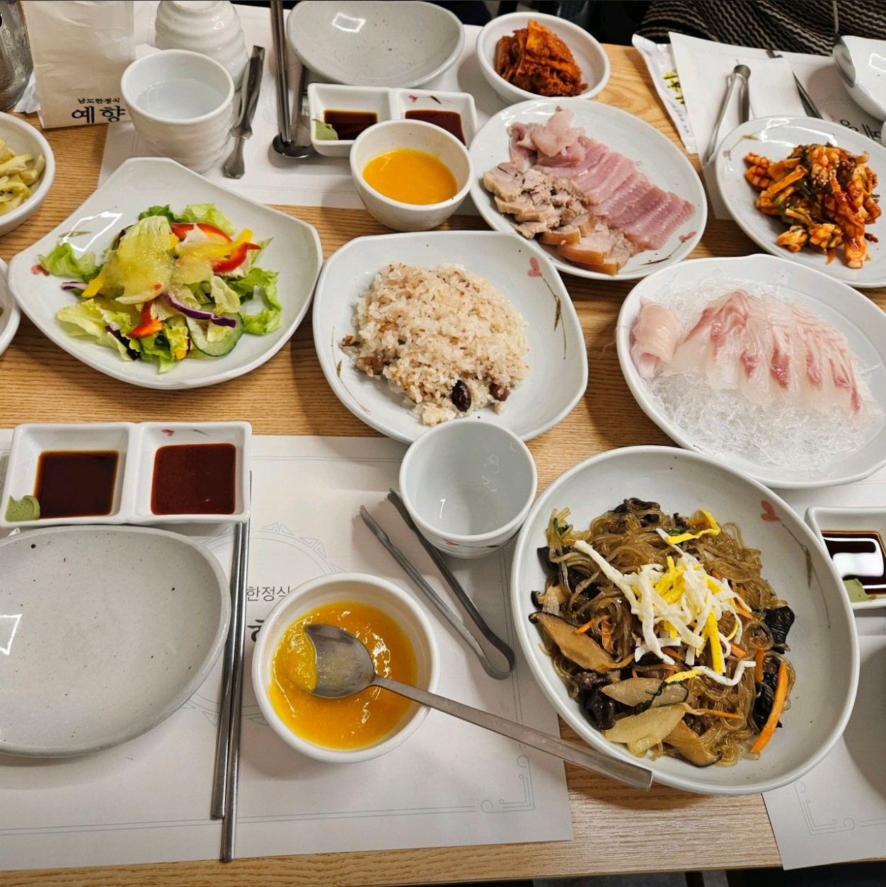 강진 예향 메뉴 이미지