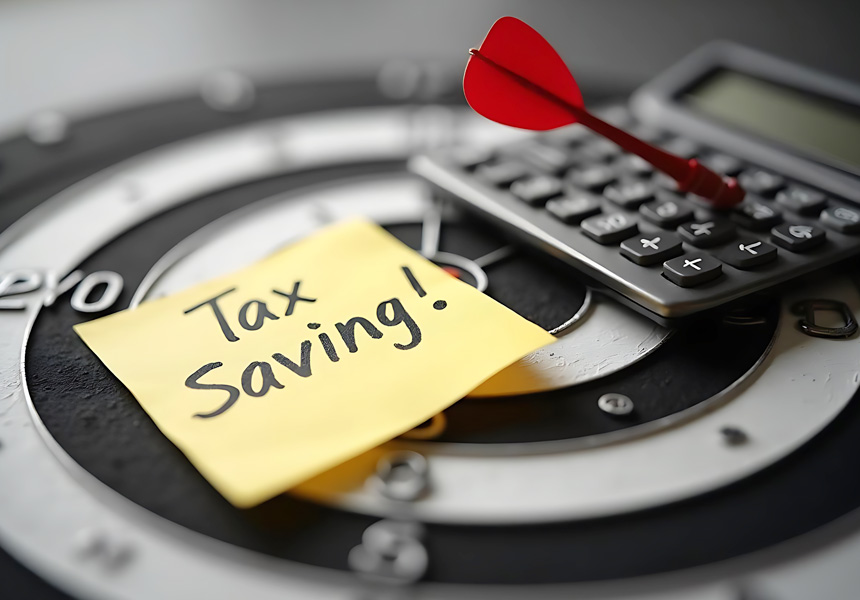 해외 주식 절세 전략을 상징하는 재테크 아이콘 이미지