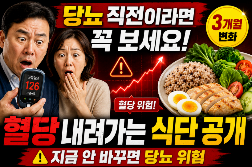 당뇨 직전이라면 꼭 보세요. 이미지사진