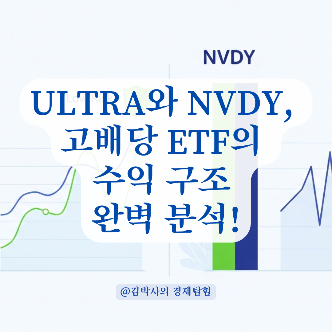 고배당 ETF ULTY vs NVDY, 장기투자자라면 꼭 따져봐야 할 수익 구조.