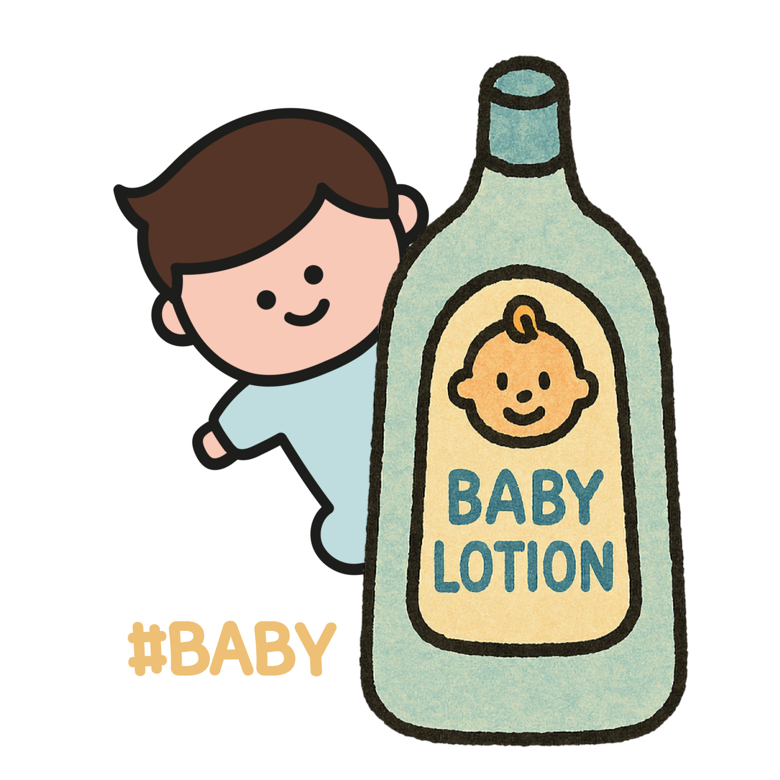 신생아 베이비 로션 이미지