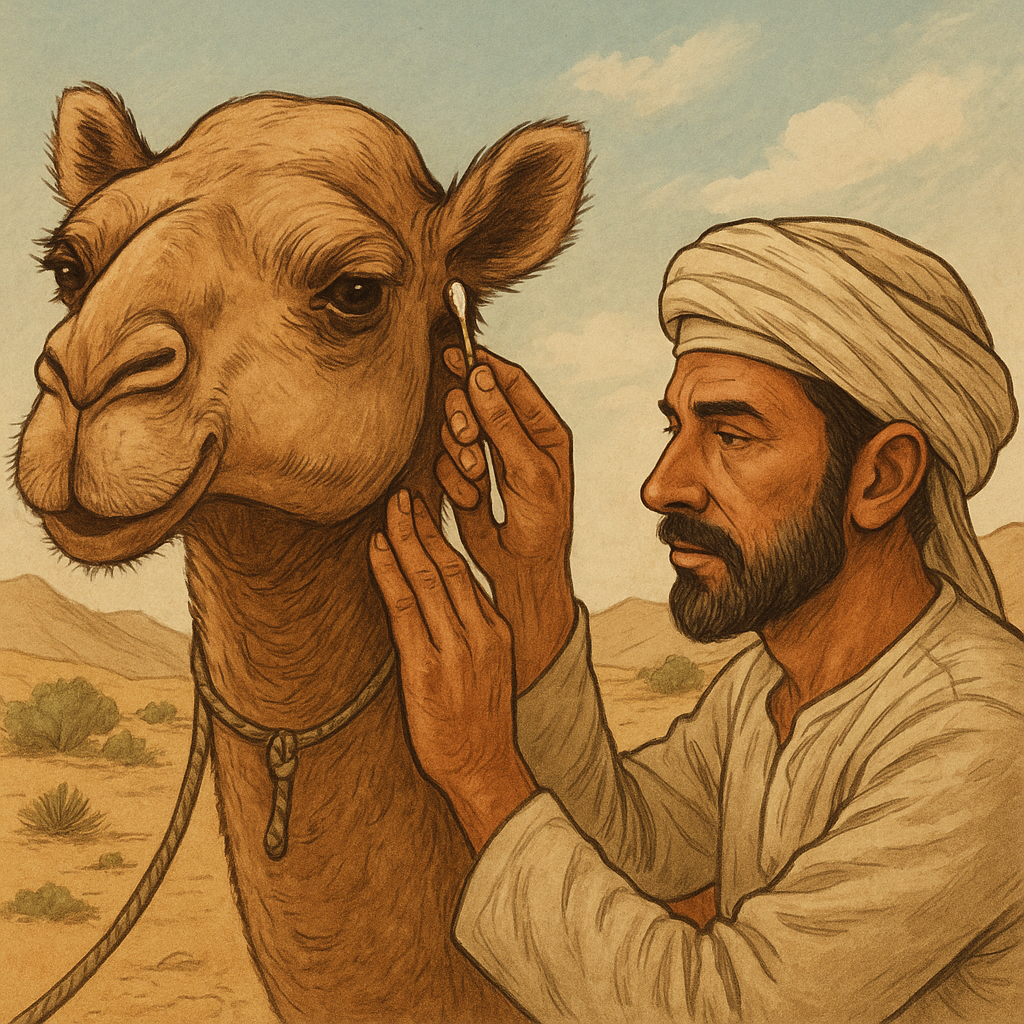 귀청소로 생계를? 사막의 독특한 직업, 낙타 귀청소 전문가의 세계