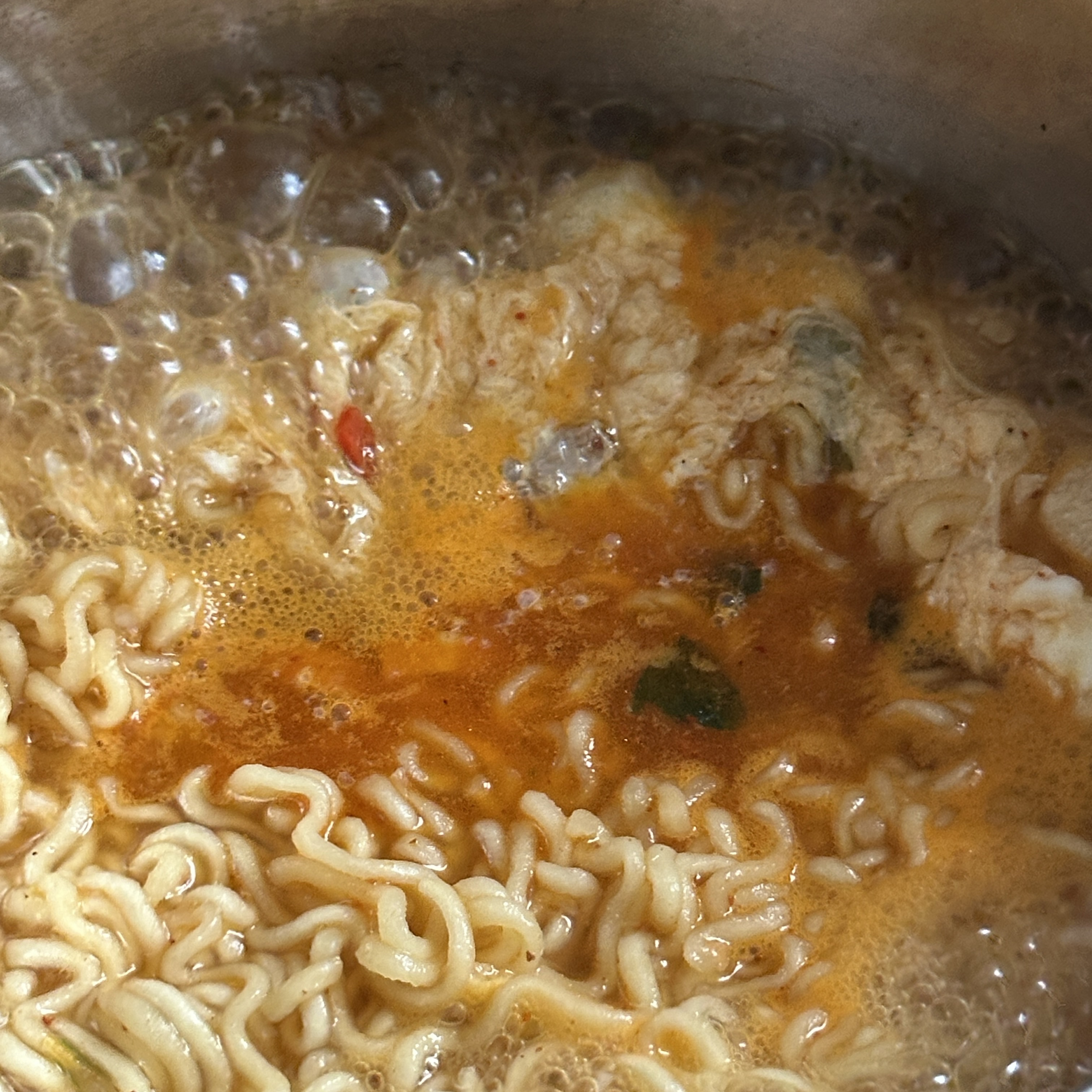 계란구름라면
