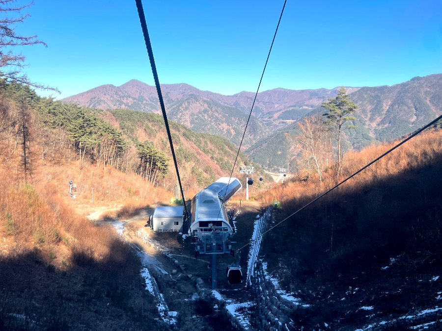 가리왕산 케이블카 체험여행안내 : 숙암역 탑승