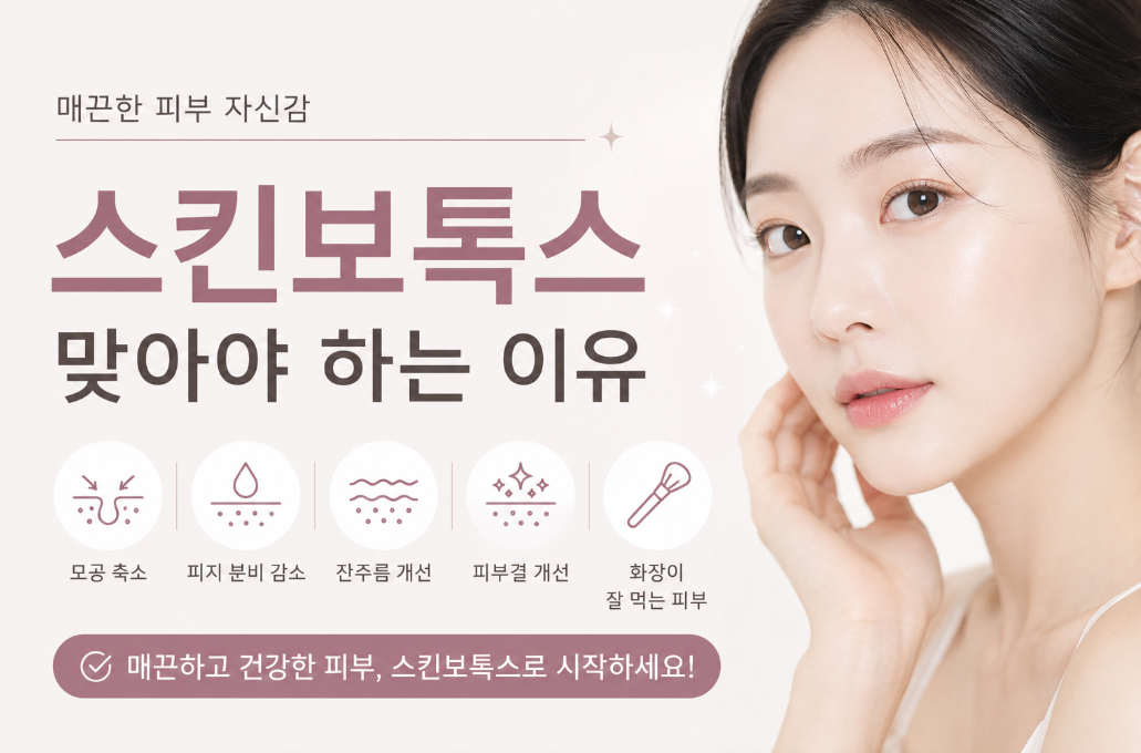 스킨 보톡스 맞아야 하는 이유