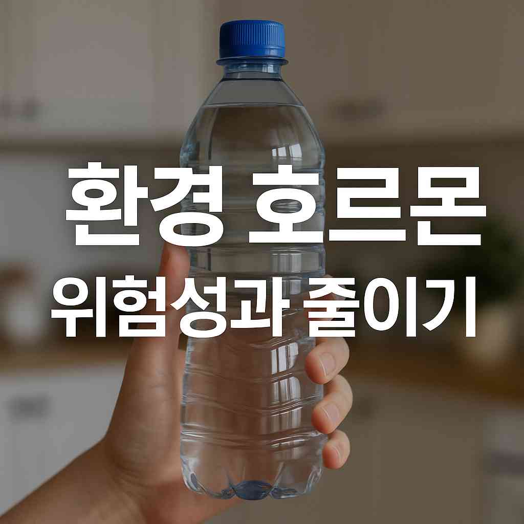 환경 호르몬(내분비계 교란물질)의 위험성과 생활 속 노출 줄이기