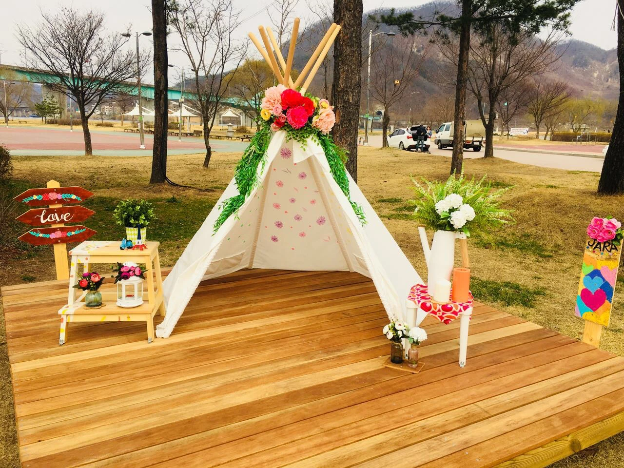 자라섬캠핑장