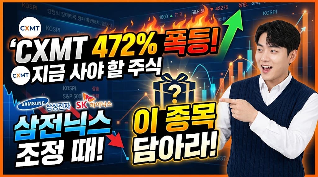 CXMT 472% 폭등 지금 사야 할 주식
이미지