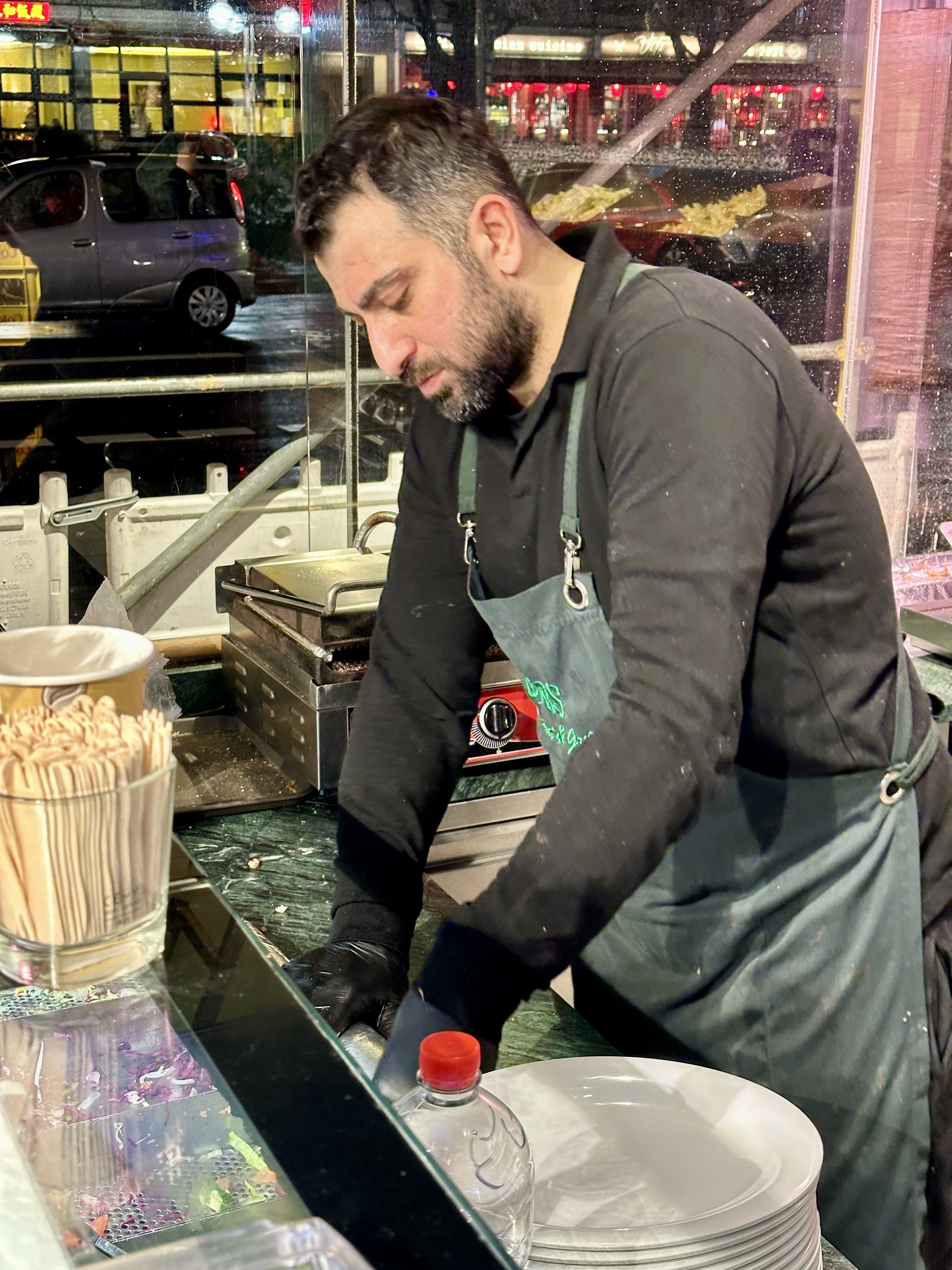 베를린 케밥 맛집 케밥만드는 모습