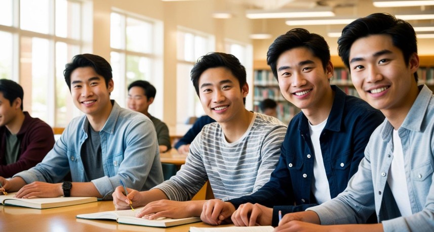 진로를 위해 고민하고 노력하는 대학생들