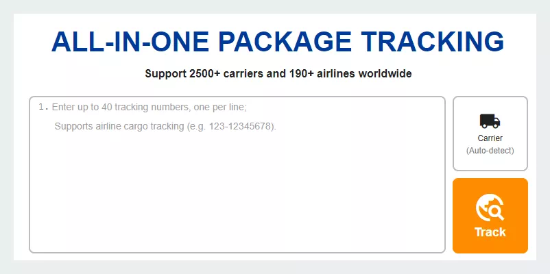 배송추적 플랫폼 17TRACK