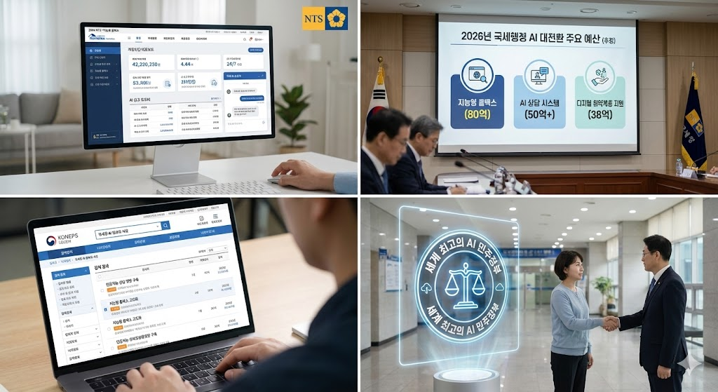 "세금 신고도 이제 AI가 알아서!" 국세청 'K-AI 세정 대도약' 선포... 2026 AI 대전환 가이드